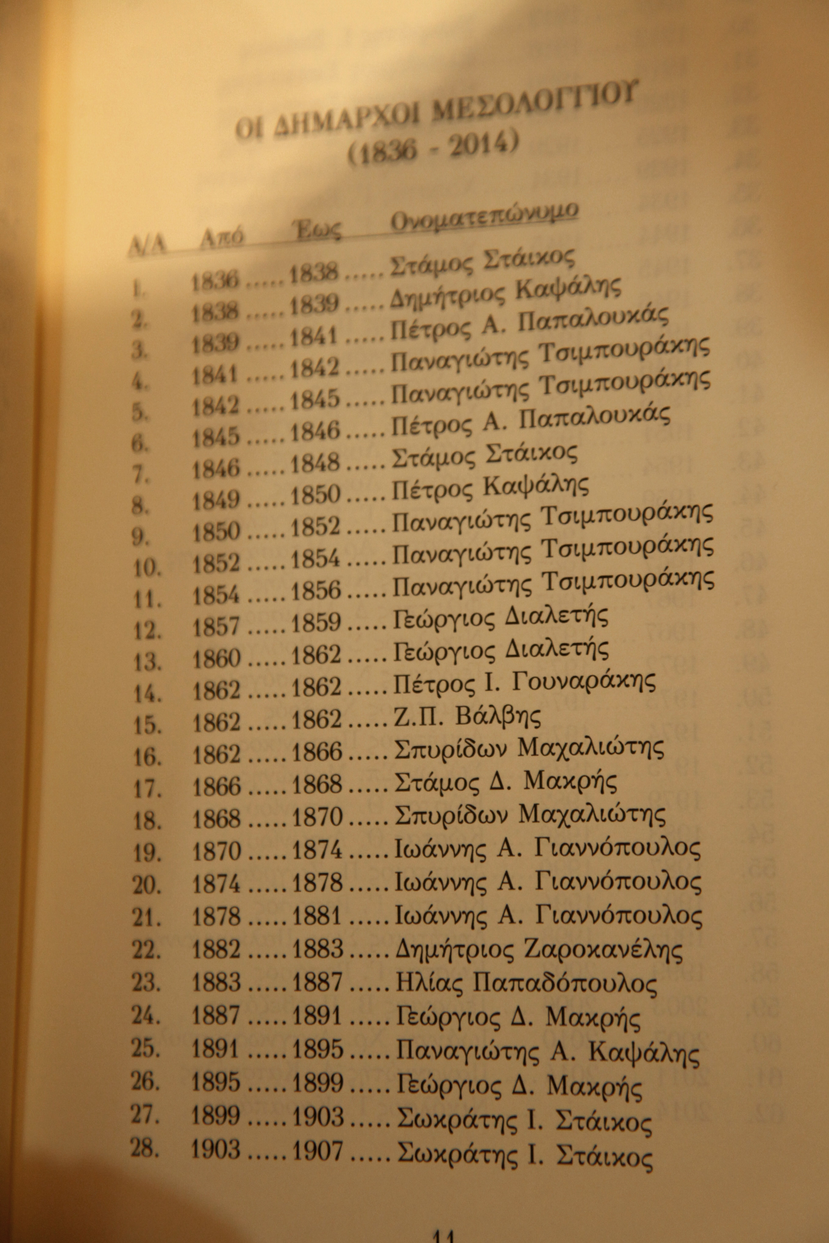 ÐÁÑÏÕÓÉÁÓÇ ÔÏÕ ÂÉÂËÉÏÕ ÏÉ ÄÇÌÁÑ×ÏÉ ÔÏÕ ÌÅÓÏËÏÃÃÉÏÕ--×ÑÇÓÔÏÓ ÌÐÏÍÇÓ//EUROKINISSI