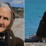 «Ραγίζει» καρδιές η γιαγιά που ψάχνει για ξύλα σε παραλία της Ναυπάκτου