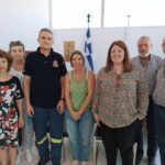 Η Όλγα Δασκαλή και μέλη του συνδυασμού της επισκέφθηκαν την Πυροσβεστική Υπηρεσία Μεσολογγίου
