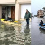 Βγήκαν βάρκες στο Μεσολόγγι: Δεν χάνουν το χιούμορ τους οι Μεσολογγίτες (vid)