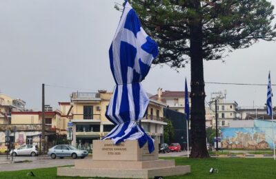 Αποκαλυπτήρια αγάλματος του Δημογέροντα Χρήστου Καψάλη στην Ιερή Πόλη Μεσολογγίου
