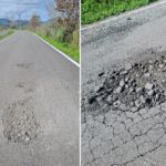 Σοβαρές φθορές στο δρόμο Χρυσοβίτσα – Βαλόστρατο λίγους μήνες μετά την ασφαλτόστρωση