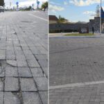 Άρχισαν να ξηλώνονται οι κυβόλιθοι στην είσοδο του Μεσολογγίου!