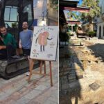 Οργή με… χιούμορ από τους καταστηματάρχες για τα καλοκαιρινά «μπαλώματα» στο κέντρο του Μεσολογγίου